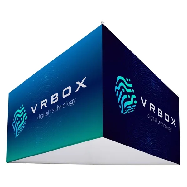 96" x 42" x 96" triangular EuroFit hanging banner kit.... from ASI 87188 Showdown Displays