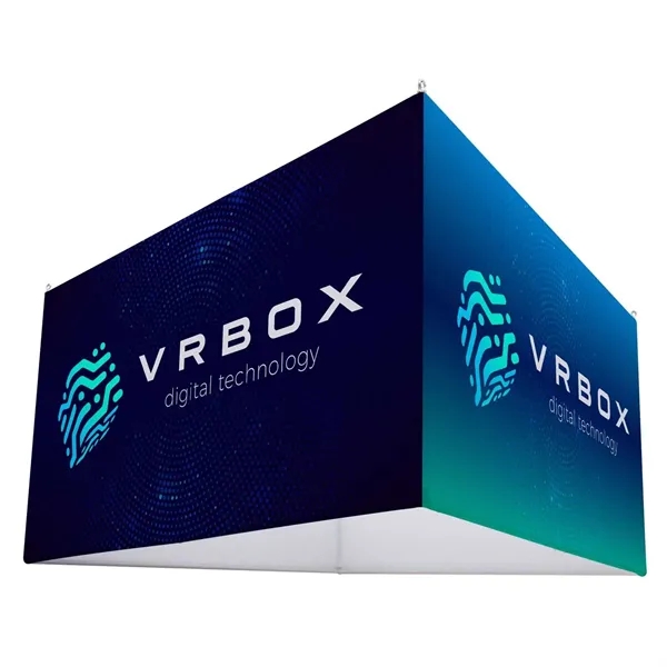 96" x 42" x 96" triangular EuroFit hanging banner kit.... from ASI 87188 Showdown Displays