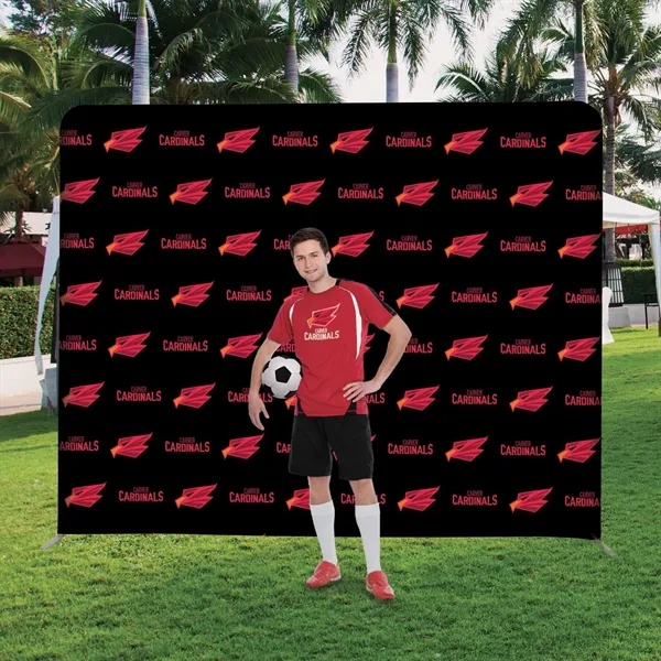 10'W x 90"H straight wall kit with double-sided graphics on the... from ASI 87188 Showdown Displays