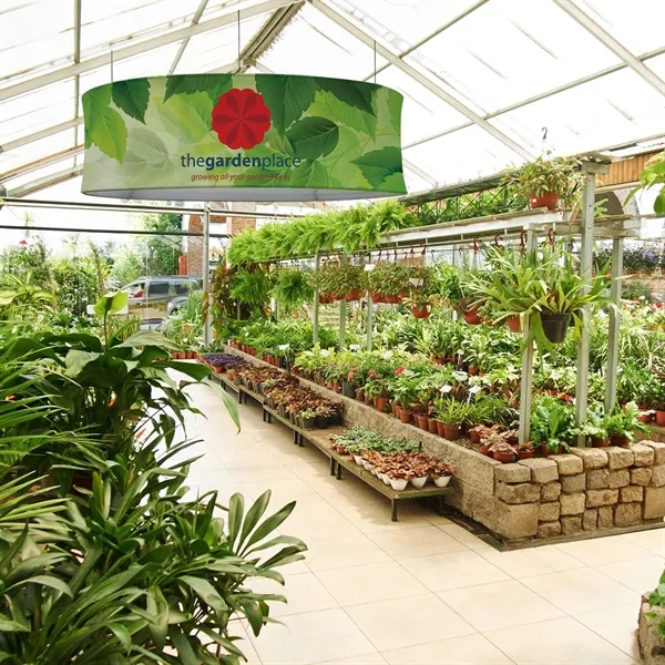 12' round EuroFit hanging banner kit.... from ASI 87188 Showdown Displays