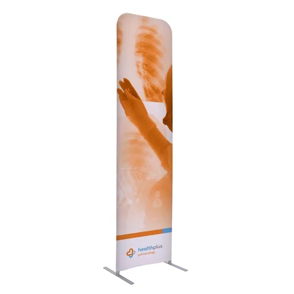 2'W x 90"H straight wall kit with double-sided graphics on the... from ASI 87188 Showdown Displays