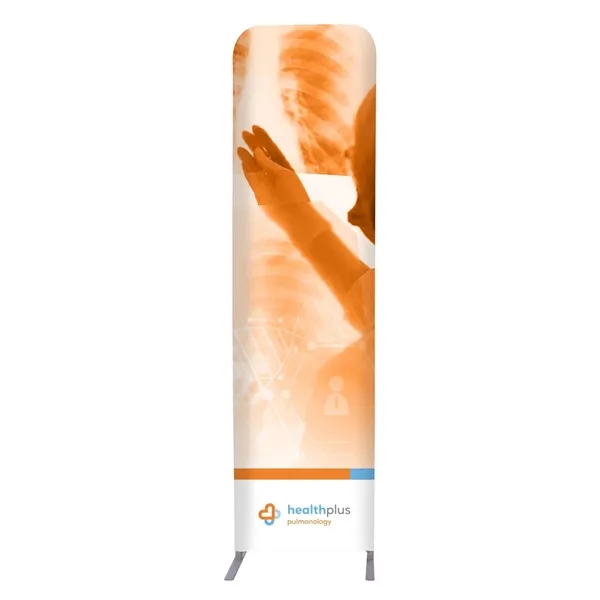 2'W x 90"H straight wall kit with double-sided graphics on the... from ASI 87188 Showdown Displays