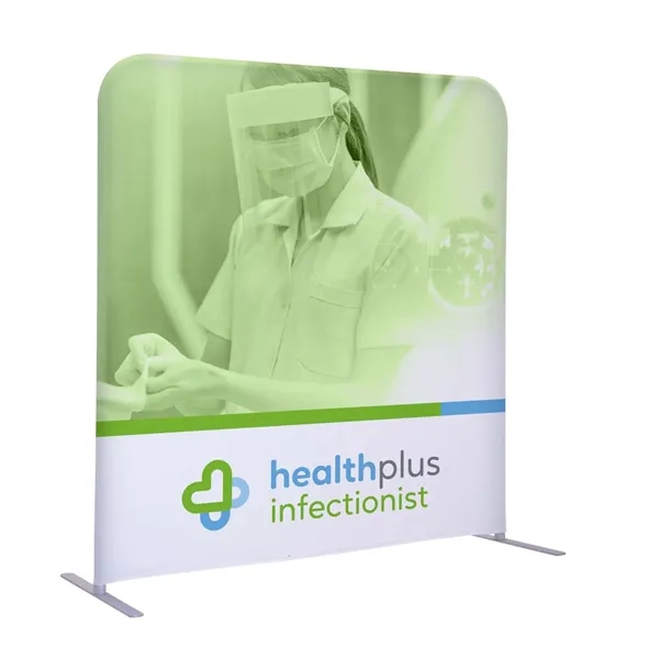 4'W x 54"H straight wall kit with double-sided graphics on the... from ASI 87188 Showdown Displays