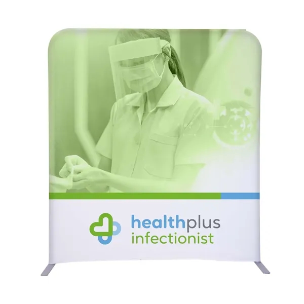 4'W x 54"H straight wall kit with double-sided graphics on the... from ASI 87188 Showdown Displays