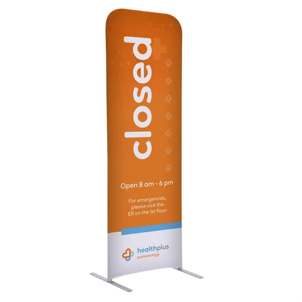 2'W x 72"H straight wall kit with double-sided graphics on the... from ASI 87188 Showdown Displays