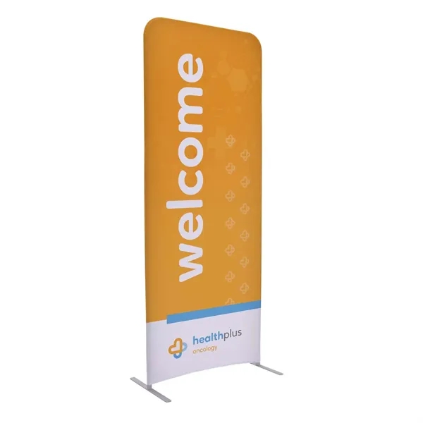 3'W x 90"H straight wall kit with double-sided graphics on the... from ASI 87188 Showdown Displays