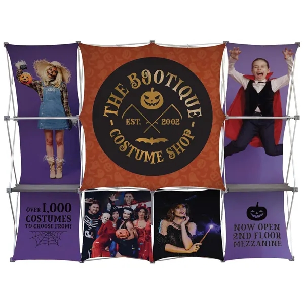 Deluxe GeoMetrix 12-Quad Presenter Kit that includes a 12-quad frame, two... from ASI 87188 Showdown Displays