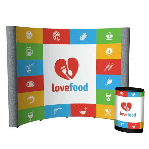 100" x 91.38" x 31" Echo Pop-Up Display Kit with aluminum... from ASI 87188 Showdown Displays