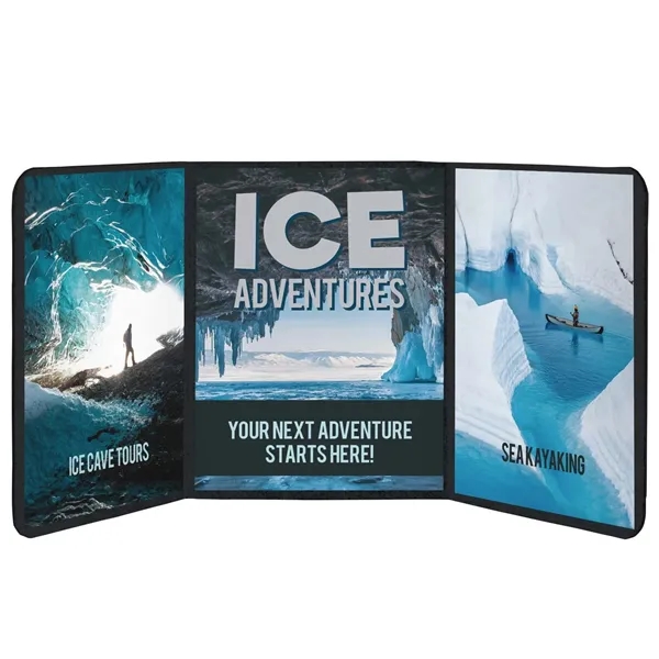 4' Dynamo Trifecta display kit with graphic panels.... from ASI 87188 Showdown Displays