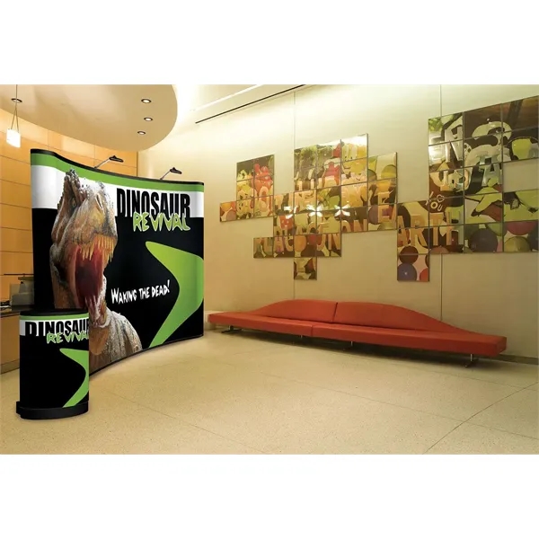 10' curved ARISE floor display kit.... from ASI 87188 Showdown Displays