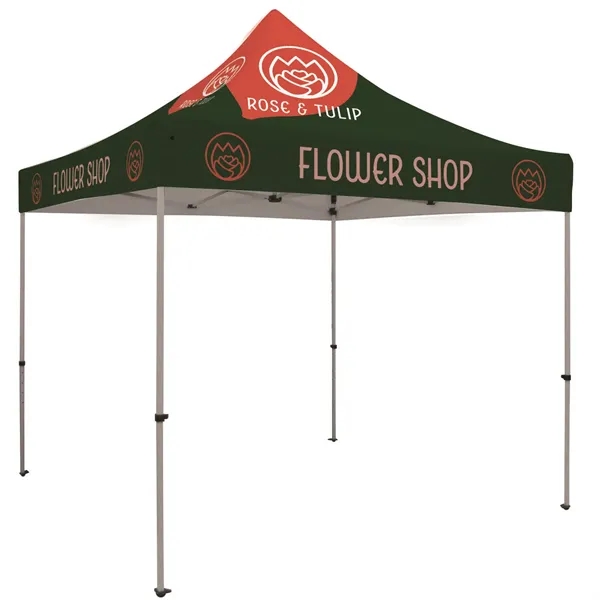 Premium tent kit with a 10' tent, crank-up canopy, stake kit,... from ASI 87188 Showdown Displays