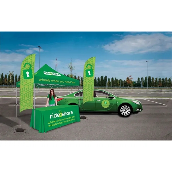 10' deluxe tent kit with crank-up canopy, steel frame, legs, feet... from ASI 87188 Showdown Displays