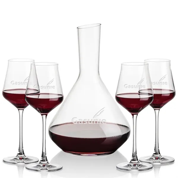 The Terrassa Carafe & 2 Bretton Wine Set is a stellar... from ASI 84592 St Regis Group