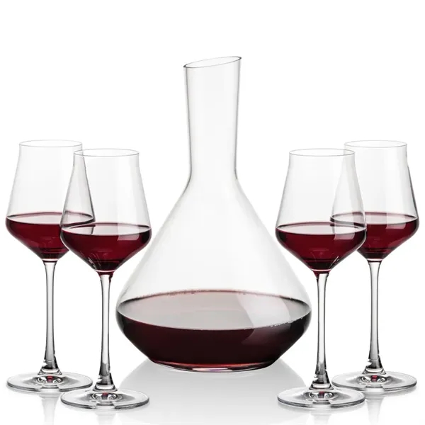 The Terrassa Carafe & 2 Bretton Wine Set is a stellar... from ASI 84592 St Regis Group