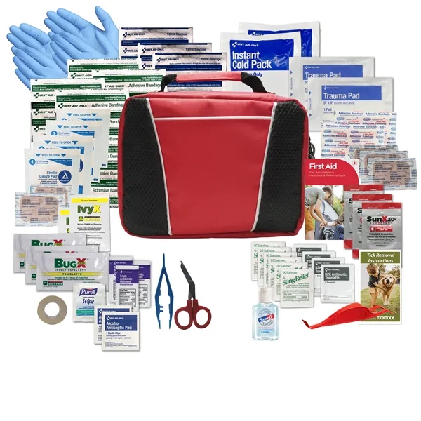 First aid kit with over 100 essentials.... from ASI 84514 Safety Made