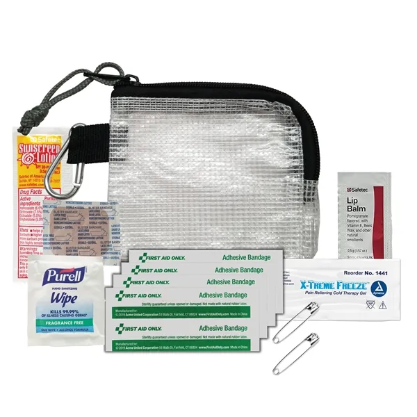 Marathon kit with a blister bandage, sunscreen packet, muscle gel, antibacterial... from ASI 84514 Safety Made