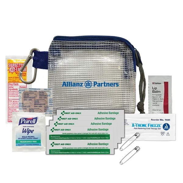 Marathon kit with a blister bandage, sunscreen packet, muscle gel, antibacterial... from ASI 84514 Safety Made