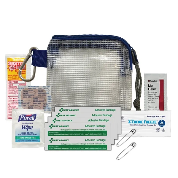 Marathon kit with a blister bandage, sunscreen packet, muscle gel, antibacterial... from ASI 84514 Safety Made