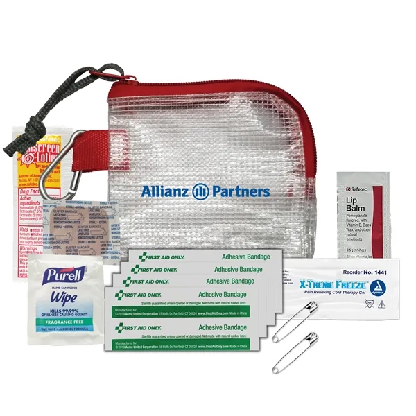 Marathon kit with a blister bandage, sunscreen packet, muscle gel, antibacterial... from ASI 84514 Safety Made