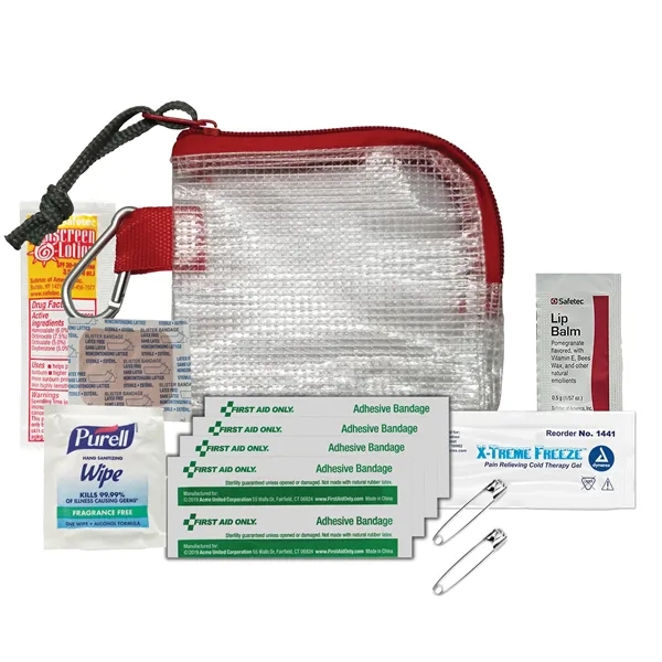 Marathon kit with a blister bandage, sunscreen packet, muscle gel, antibacterial... from ASI 84514 Safety Made