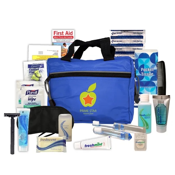 Travel kit with a zippered case.... from ASI 84514 Safety Made