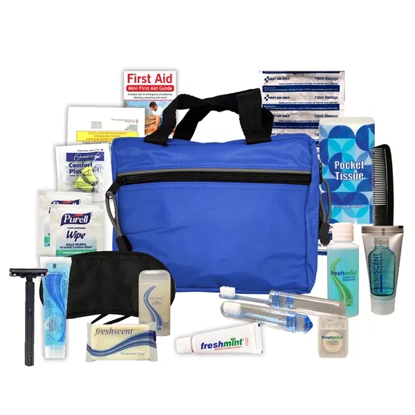 Travel kit with a zippered case.... from ASI 84514 Safety Made