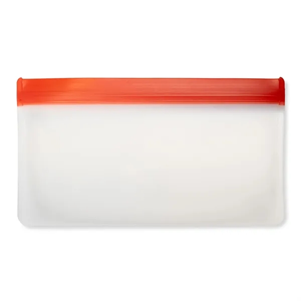 Medium sized, sealable eco-friendly PEVA pouch that is reusable with full... from ASI 54040 Fey Promo