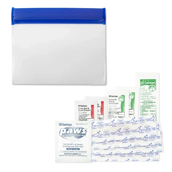 PEVA pouch First Aid kit, containing 10 essential pieces with full... from ASI 54040 Fey Promo