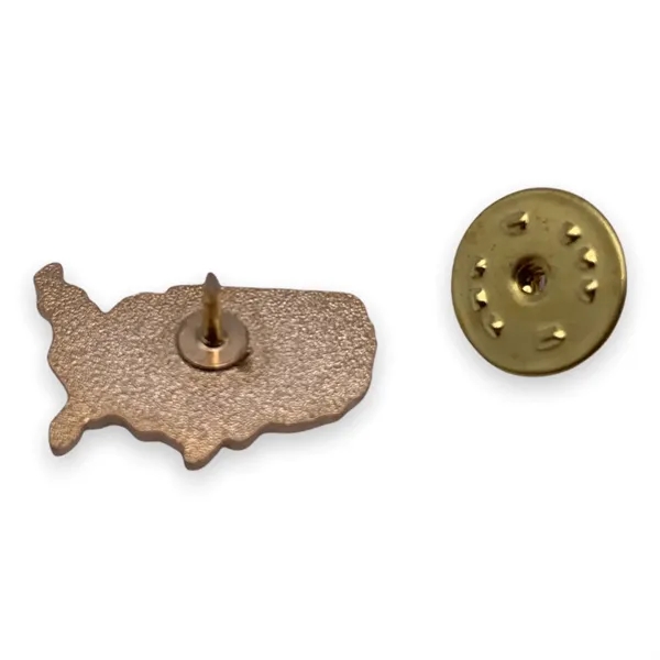 Shape of the United States lapel pin with flag super imposed.... from ASI 96235 Wehr Industries Inc