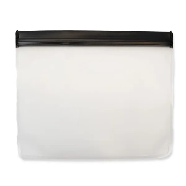Large sized, sealable eco-friendly PEVA pouch that is reusable with full... from ASI 54040 Fey Promo