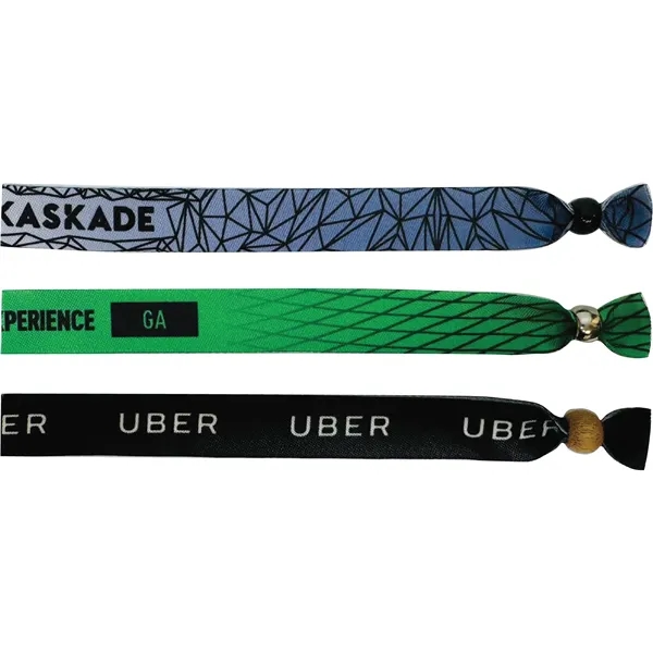 Wristband Full Color with Non-Locking Bead... from ASI 80127 Quashies, LLC / Qband