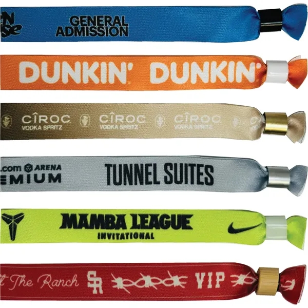 Wristband Wide with a Locking Bead... from ASI 80127 Quashies, LLC / Qband