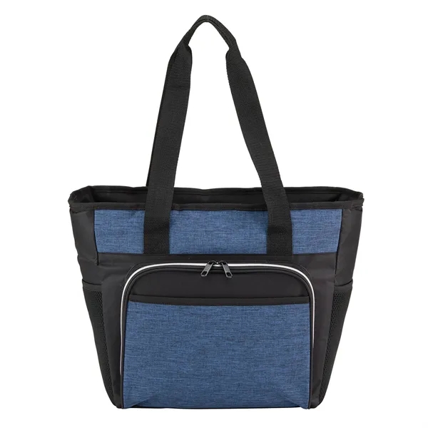 rPET Heather Cooler Tote with zippered main compartment. A great stylish... from ASI 86565 Seville Gear