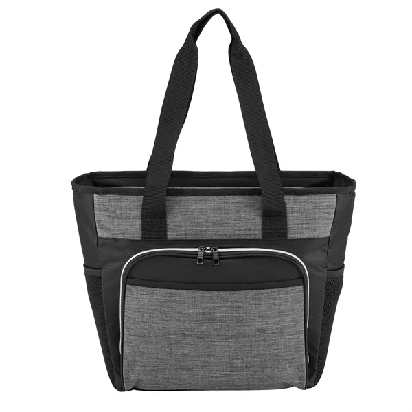 rPET Heather Cooler Tote with zippered main compartment. A great stylish... from ASI 86565 Seville Gear