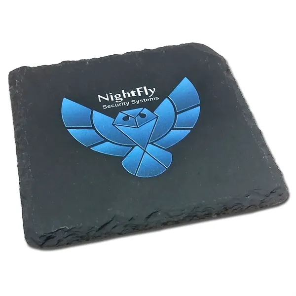Slate coasters with full color Ultra Vivid graphics.... from ASI 72521 Morris Magnets / Laser Cuts
