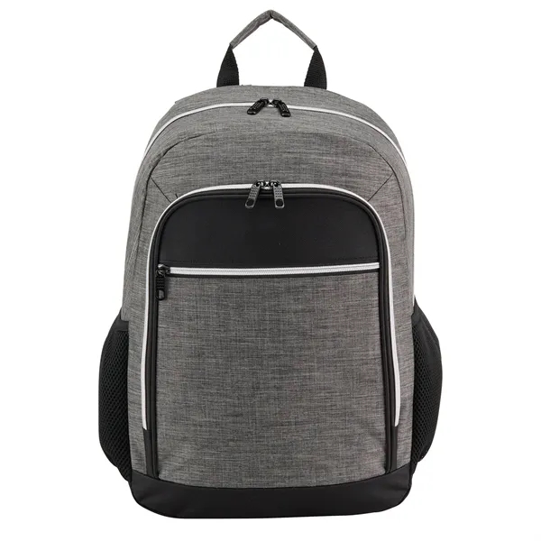 rPET Heather Laptop Backpack is made of recycled polyester..  It... from ASI 86565 Seville Gear