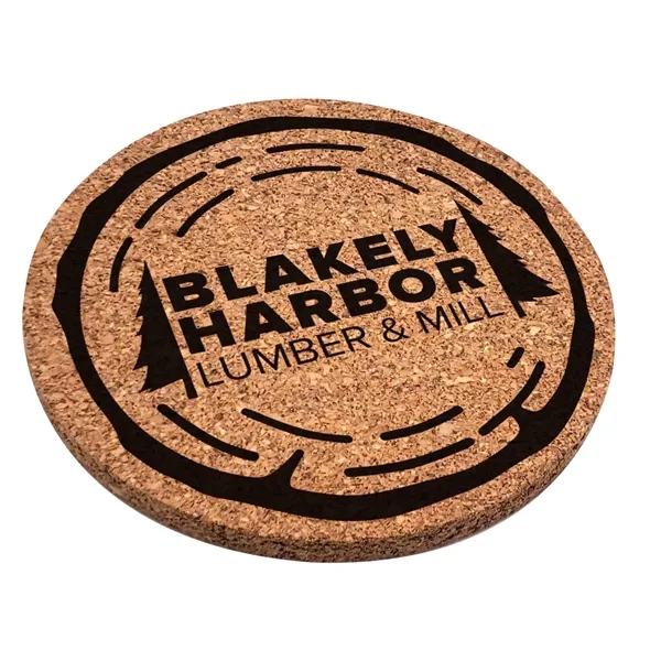 Cork Wood Coaster - Laser Etched... from ASI 72521 Morris Magnets