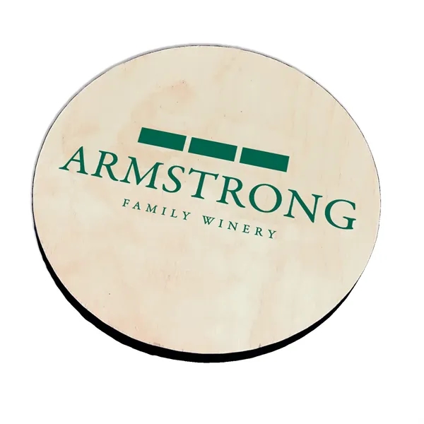 1/4" thick birch wood coasters with Ultra Vivid color printing.... from ASI 72521 Morris Magnets / Laser Cuts