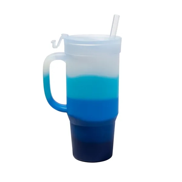 The Humbler from Silipint: A 32 oz silicone straw tumbler with... from ASI 87306 Silipint, Inc.