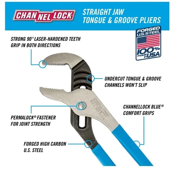 Tongue and groove 6.5" pliers.... from ASI 41561 Brand Box USA, LLC
