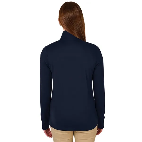 Our Women's Nu Fitness Quarter Zip has moisture-wicking and antimicrobial fabric... from ASI 44620 Charles River Apparel