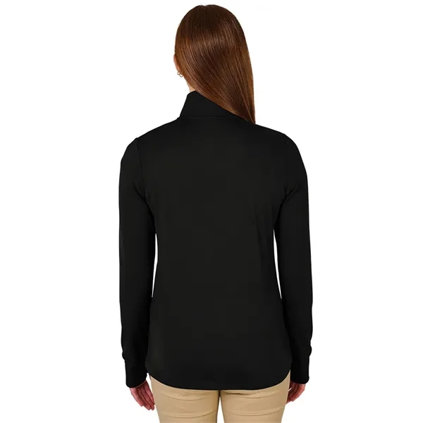 Our Women's Nu Fitness Quarter Zip has moisture-wicking and antimicrobial fabric... from ASI 44620 Charles River Apparel