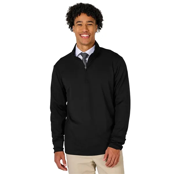 Our Men's Nu Fitness Quarter Zip has moisture-wicking and antimicrobial fabric... from ASI 44620 Charles River Apparel
