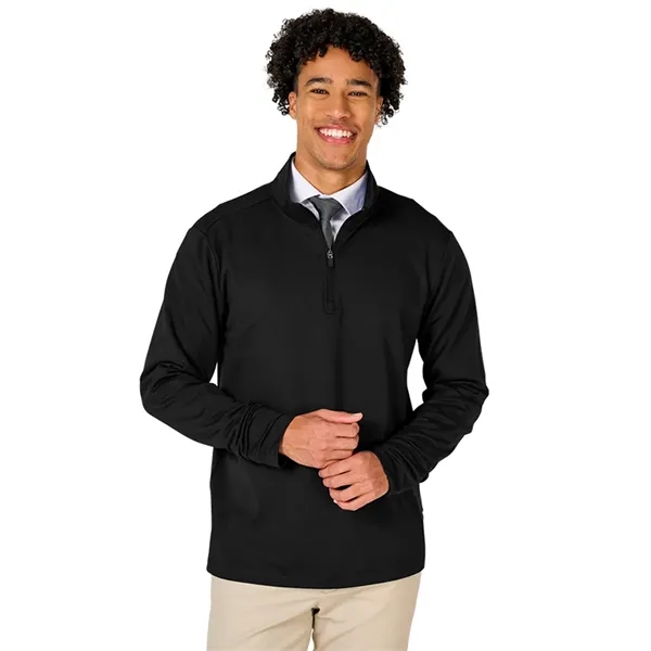 Our Men's Nu Fitness Quarter Zip has moisture-wicking and antimicrobial fabric... from ASI 44620 Charles River Apparel