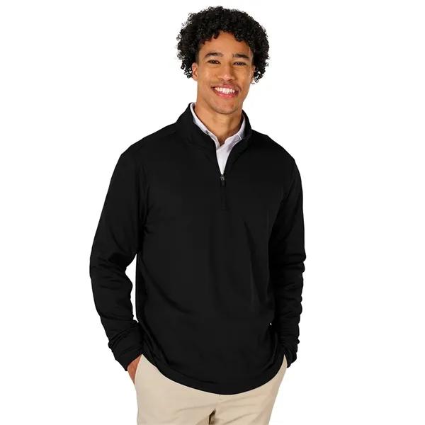 Our Men's Nu Fitness Quarter Zip has moisture-wicking and antimicrobial fabric... from ASI 44620 Charles River Apparel