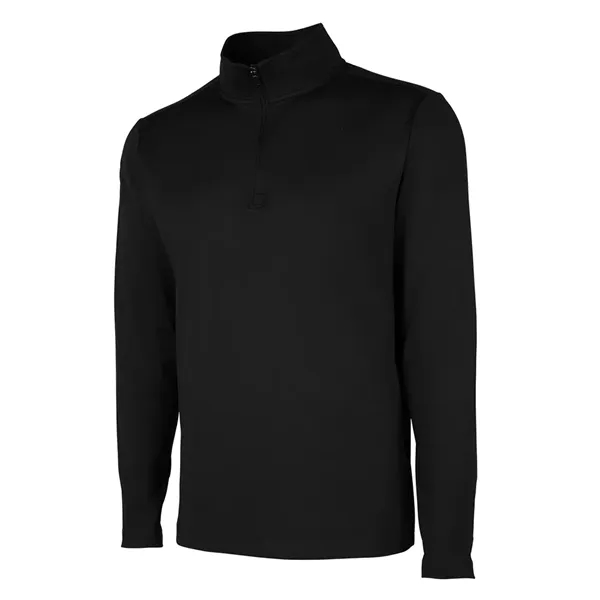 Our Men's Nu Fitness Quarter Zip has moisture-wicking and antimicrobial fabric... from ASI 44620 Charles River Apparel