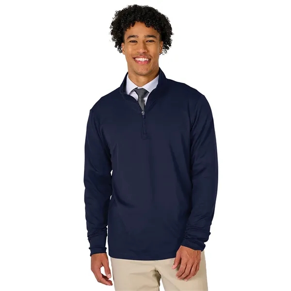 Our Men's Nu Fitness Quarter Zip has moisture-wicking and antimicrobial fabric... from ASI 44620 Charles River Apparel