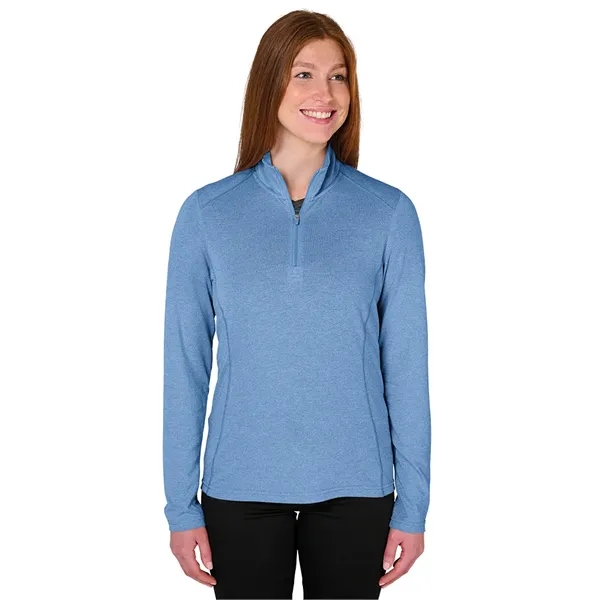 Our Women's Vista Tri-Blend Quarter Zip is made for durability, comfort,... from ASI 44620 Charles River Apparel