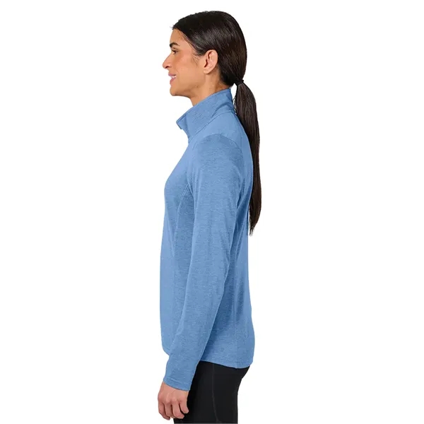 Our Women's Vista Tri-Blend Quarter Zip is made for durability, comfort,... from ASI 44620 Charles River Apparel
