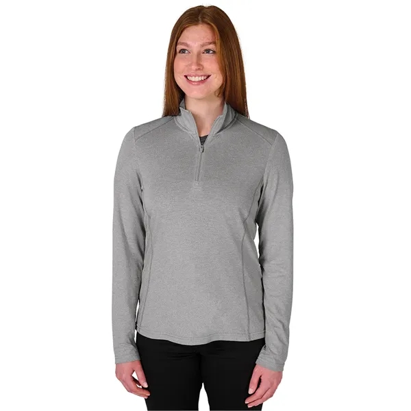 Our Women's Vista Tri-Blend Quarter Zip is made for durability, comfort,... from ASI 44620 Charles River Apparel